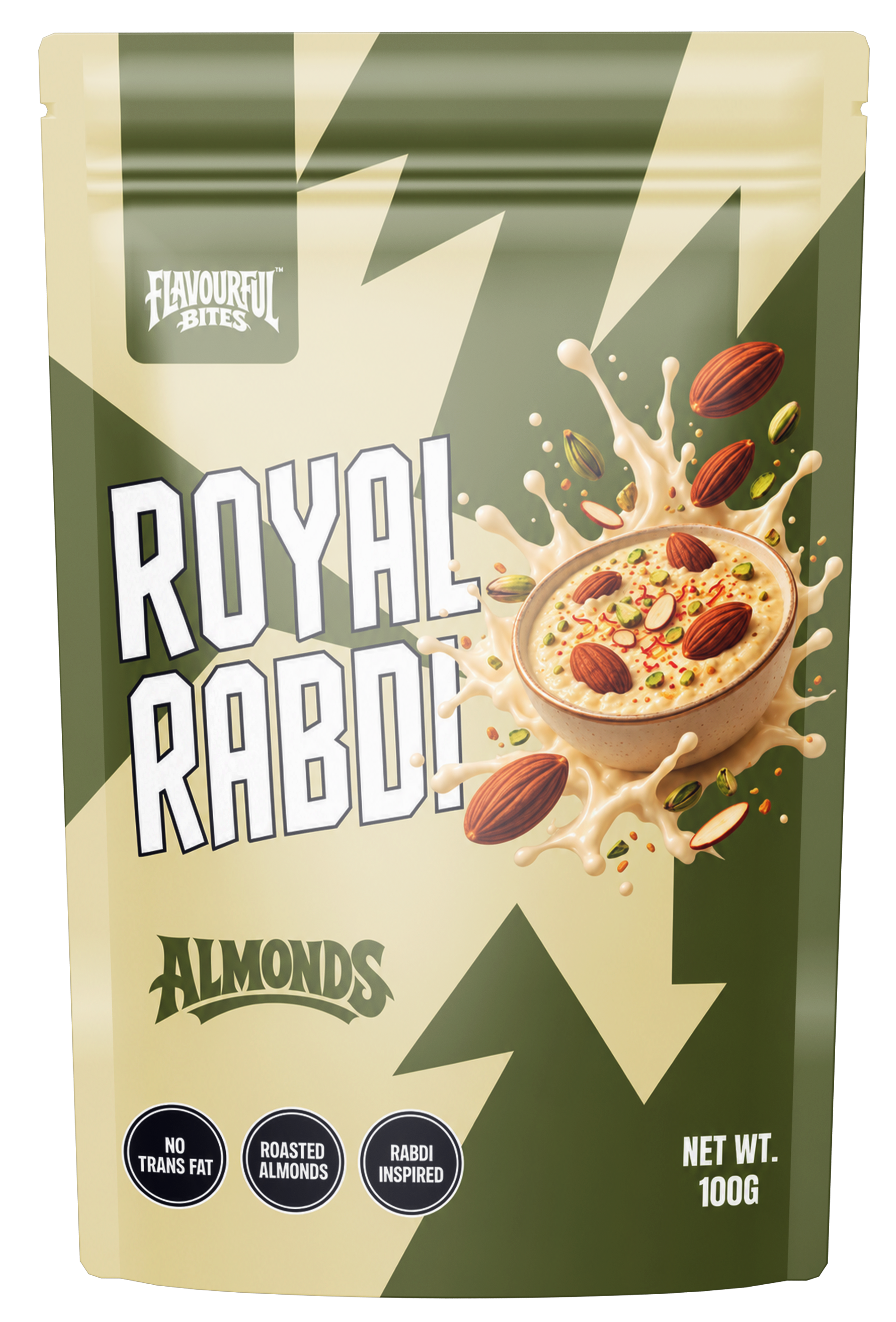 Mithai mood, almond crunch.